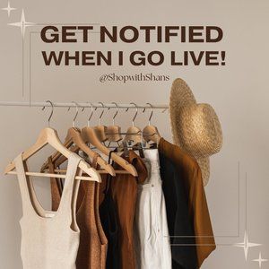 ✨SHOP W/ SHANS IS LIVE ✨